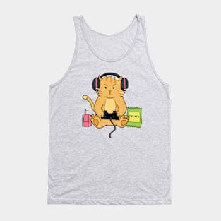 Gaming Cat Tank Top